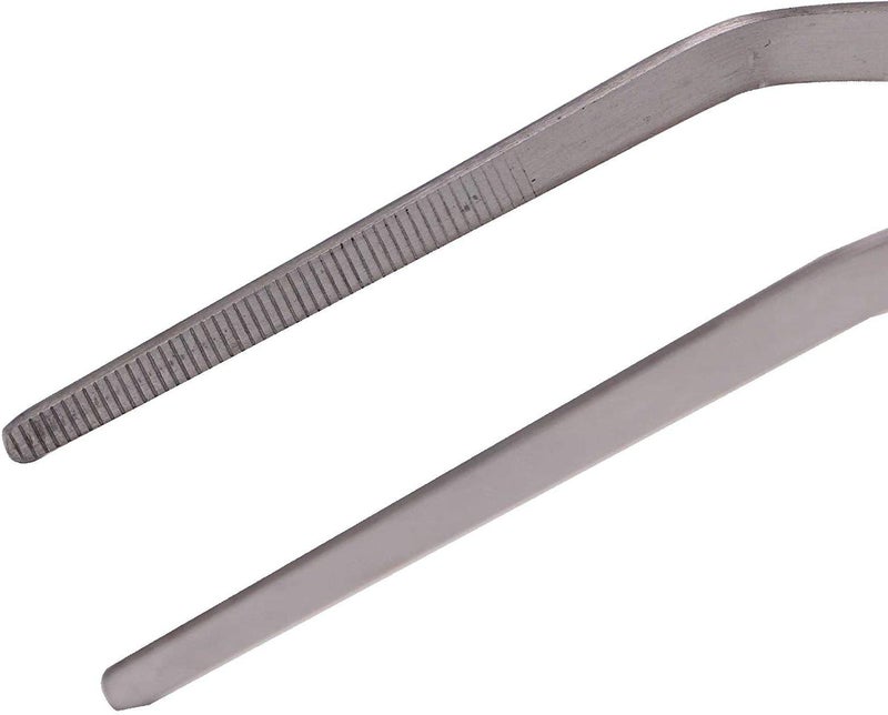 FEITA Extra Long Tweezers 18.9 Inch - FEITA Stainless Steel Curved Tip Tweezer Tongs for Aquarium Fish Tank Plants - Image 1